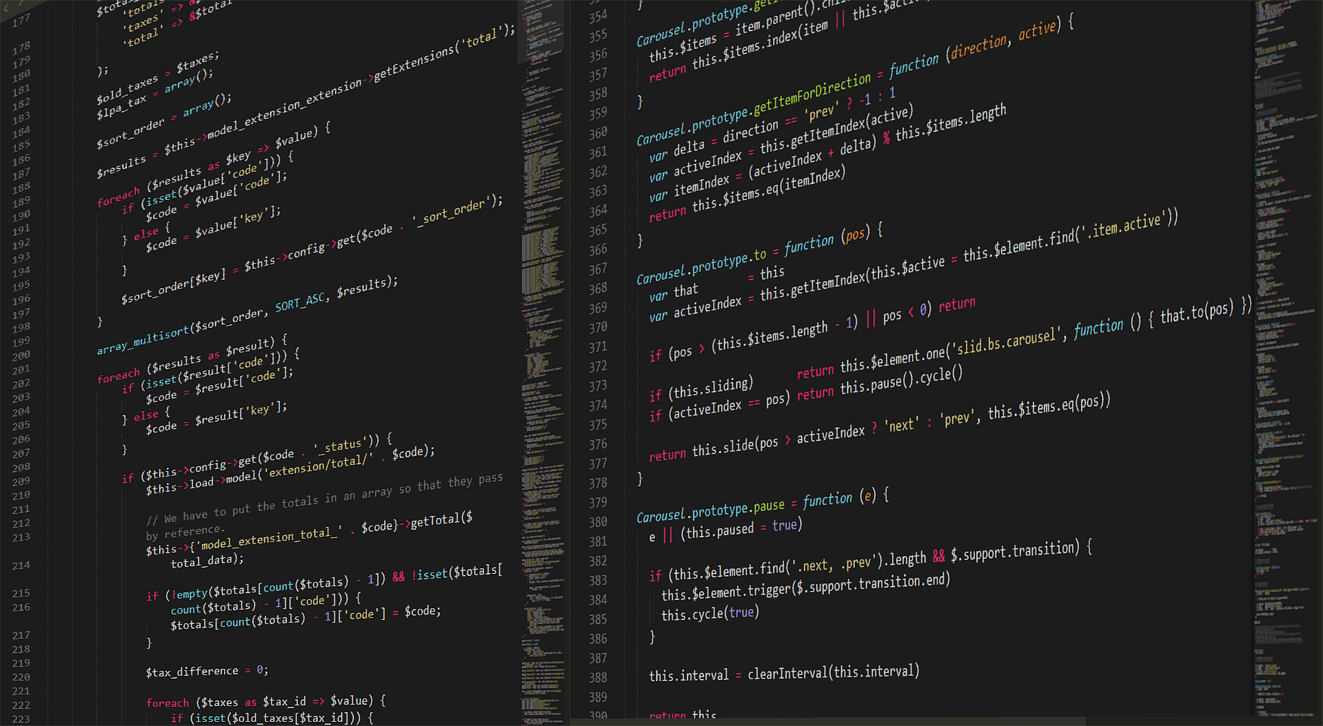 computador com código javascrpti