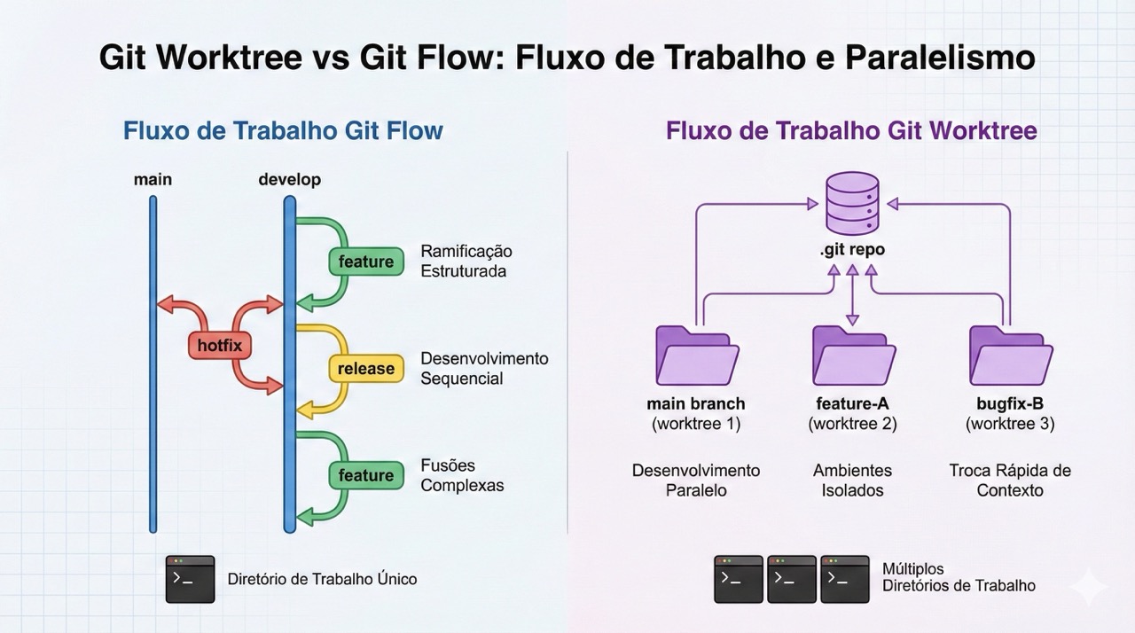 Git Worktree vs Git Flow